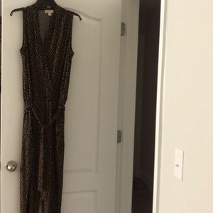 Michel Kors jumpsuit animal print size L